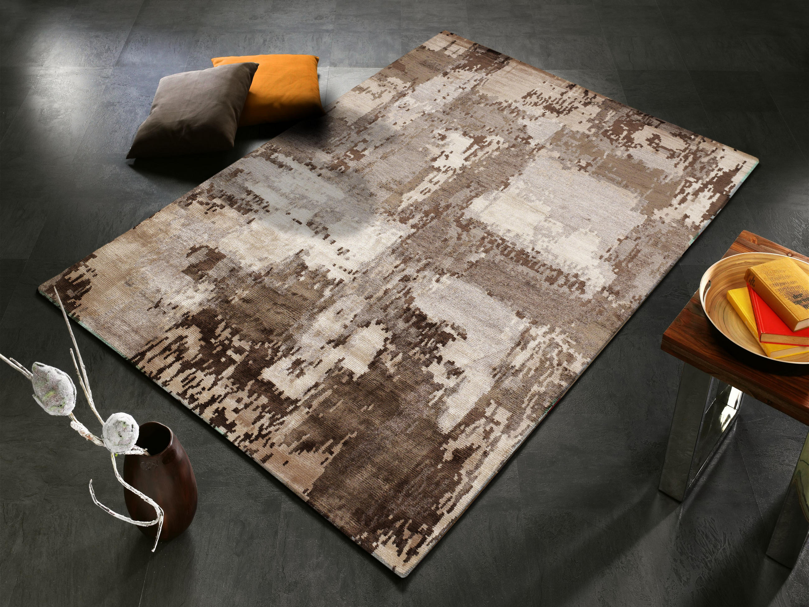 ORIENTTEPPICH 70/140 cm Angeles Palung Cappuccino  - Cappuccino, Design, Textil (70/140cm) - Musterring