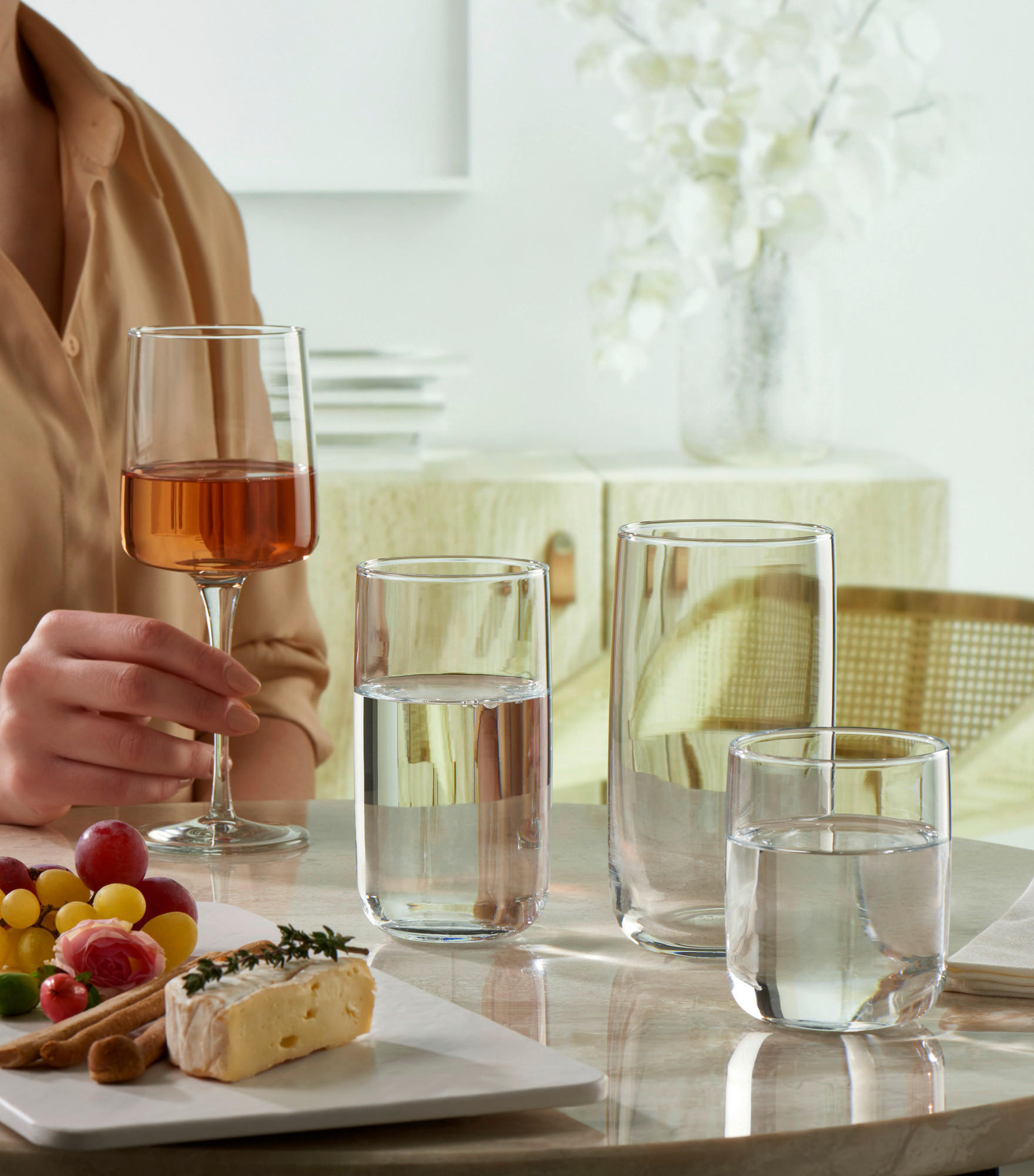 Thumbnail - Mäser Gläserset Iconic, Transparent, Glas, 6-teilig, 330 ml, Essen & Trinken, Gläser, Gläser-Sets