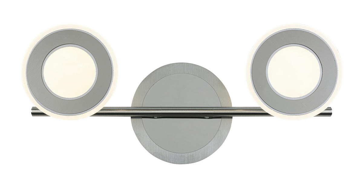 LED-SPOTLIGHT 40/17,5/12,5 cm   - kromfärg/nickelfärgad, Design, metall/plast (40/17,5/12,5cm) - Novel