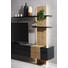 WOHNWAND in Eichefarben, Dunkelgrau - Eichefarben/Dunkelgrau, Design, Holz/Holzwerkstoff (325/190/52cm) - Ambiente WOHNWAND in Eichefarben, Dunkelgrau - Eichefarben/Dunkelgrau, Design, Holz/Holzwerkstoff (325/190/52cm) - Ambiente