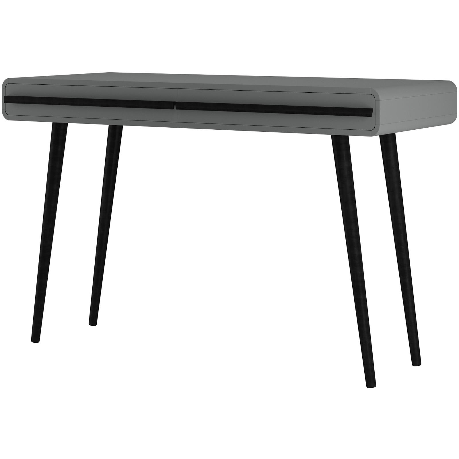 SCHREIBTISCH 120/77/50 cm  in Grau  - Schwarz/Grau, Design, Holzwerkstoff (120/77/50cm) - MID.YOU