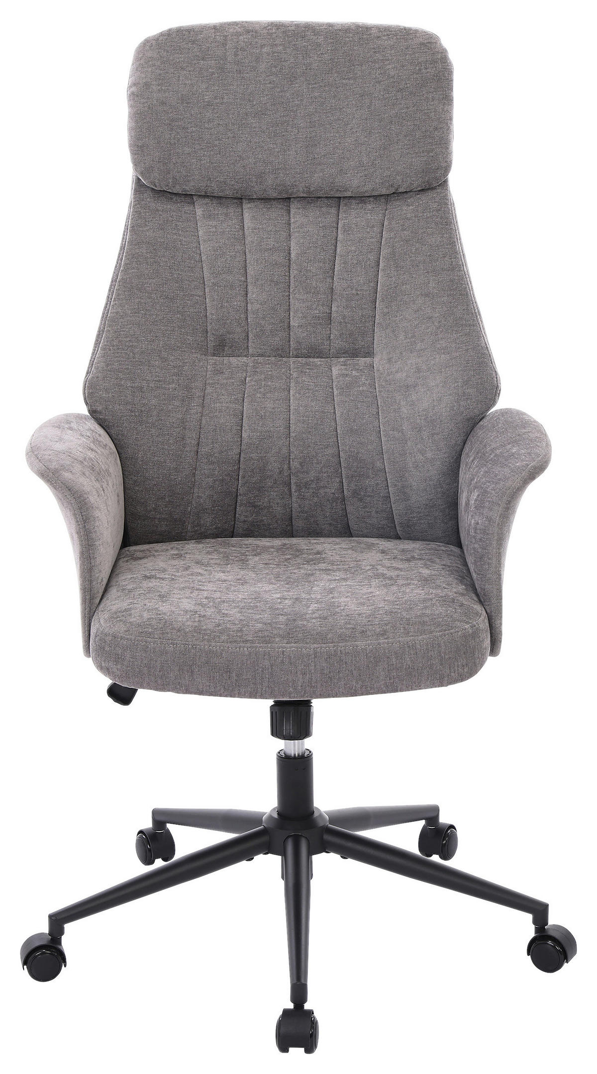 FORGÓSZÉK  zsenília szürke  - fekete/szürke, Modern, műanyag/textil (66/114/122/64cm) - Livetastic