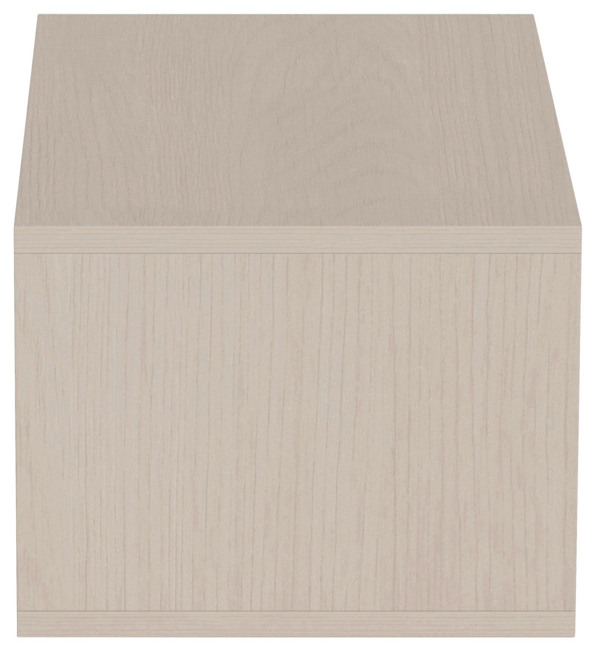 NACHTSCHRANK 46/23/30 cm  - Eiche grau, MODERN, Holzwerkstoff (46/23/30cm) - VanDerken