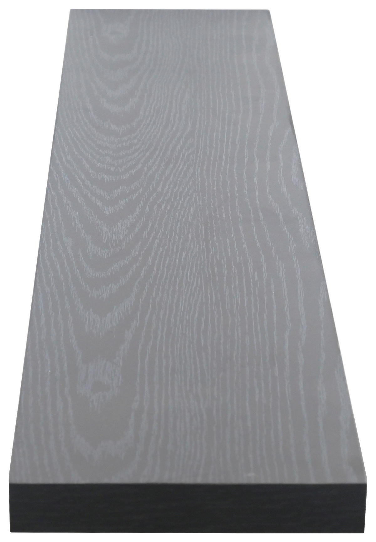 WANDBOARD in 120/3,8/23,5 cm Schwarz  - Schwarz, Basics, Holzwerkstoff (120/3,8/23,5cm) - Boxxx