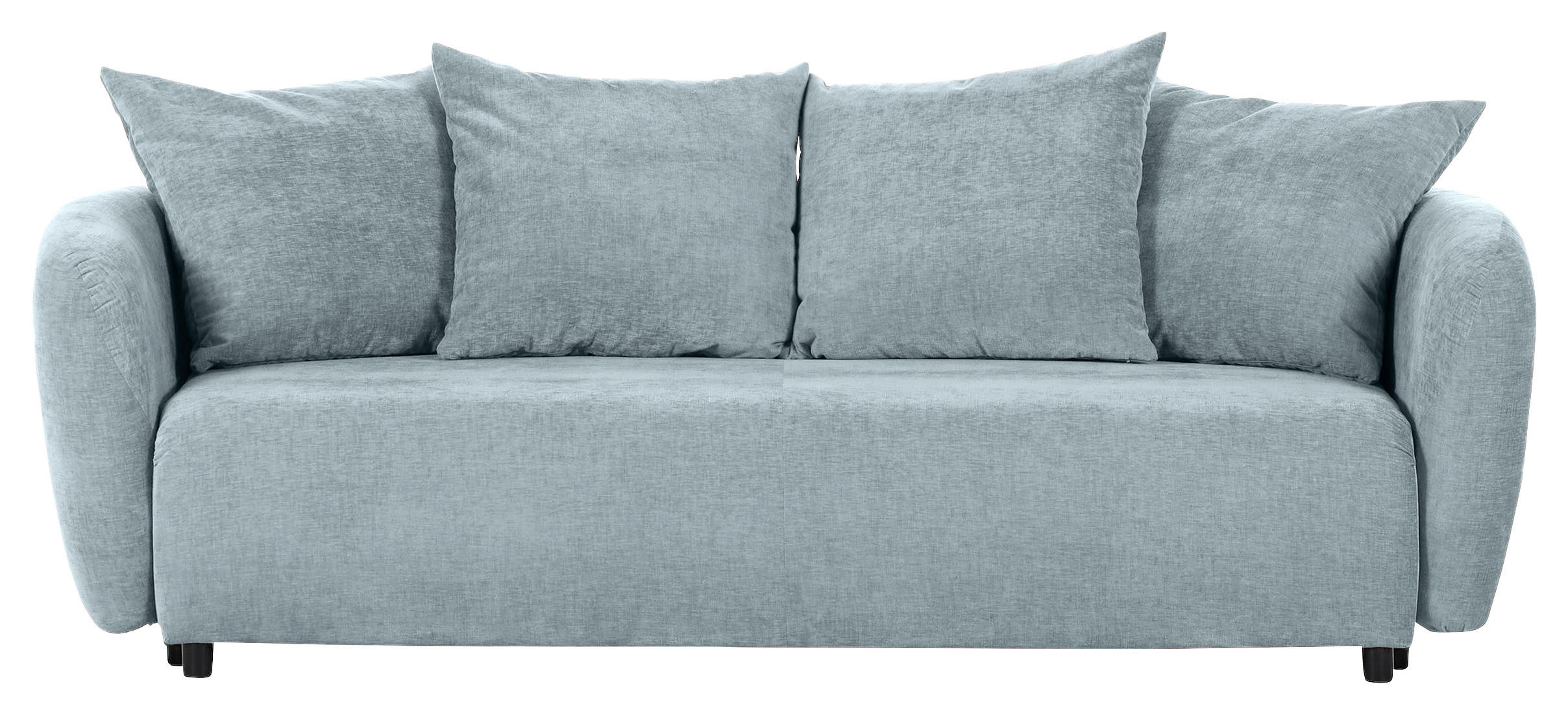SCHLAFSOFA  in Flachgewebe Blau  - Blau/Schwarz, KONVENTIONELL, Kunststoff/Textil (250/74/108cm) - Carryhome