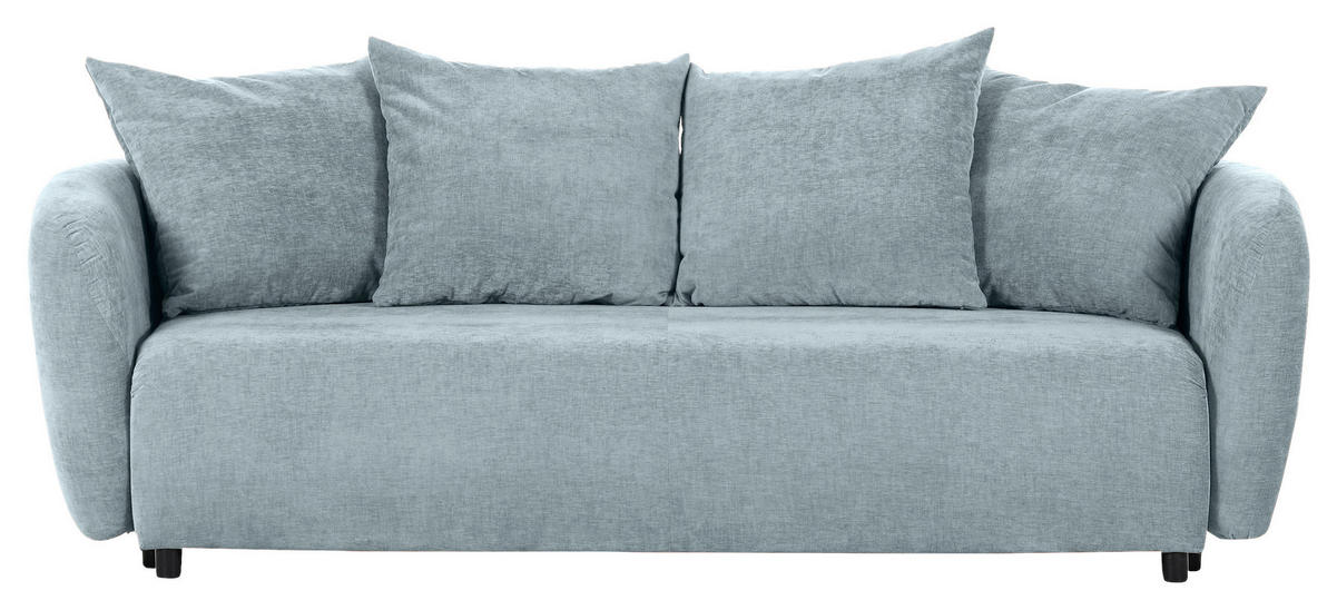 SCHLAFSOFA Flachgewebe Blau  - Blau/Schwarz, Konventionell, Kunststoff/Textil (250/74/108cm) - Carryhome