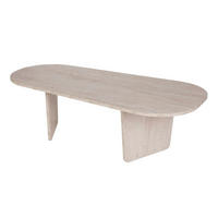 COUCHTISCH 130/65/40 cm Freiform Creme  - Creme, Design, Holzwerkstoff (130/65/40cm) - MID.YOU