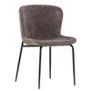 STOL stål bouclé  - grå/svart, Design, metall/textil (48/79,5/54cm)
