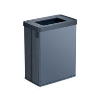 ODPADKOVÝ KOŠ  54 l - modrošedá, Basics, plast (26,5/54,7/43,5cm) - Curver