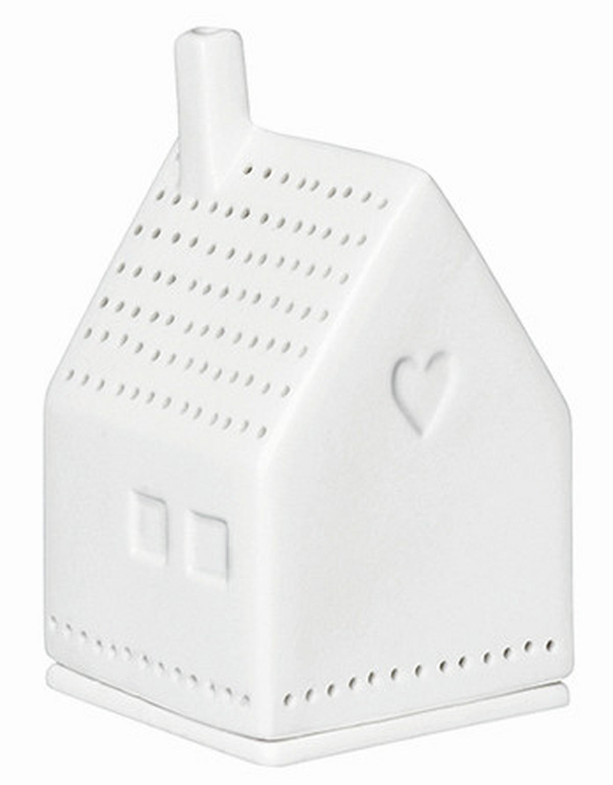 DEKOHAUS - Weiss, Basics, Keramik (7/7/10cm)