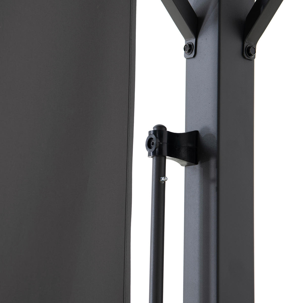 PERGOLA 300/227/270 cm   - Anthrazit/Grau, Basics, Textil/Metall (300/227/270cm) - Modante