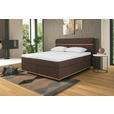 BOXSPRINGBETT 180/200 cm  in Braun  - Eichefarben/Braun, Natur, Holz/Textil (180/200cm) - Linea Natura