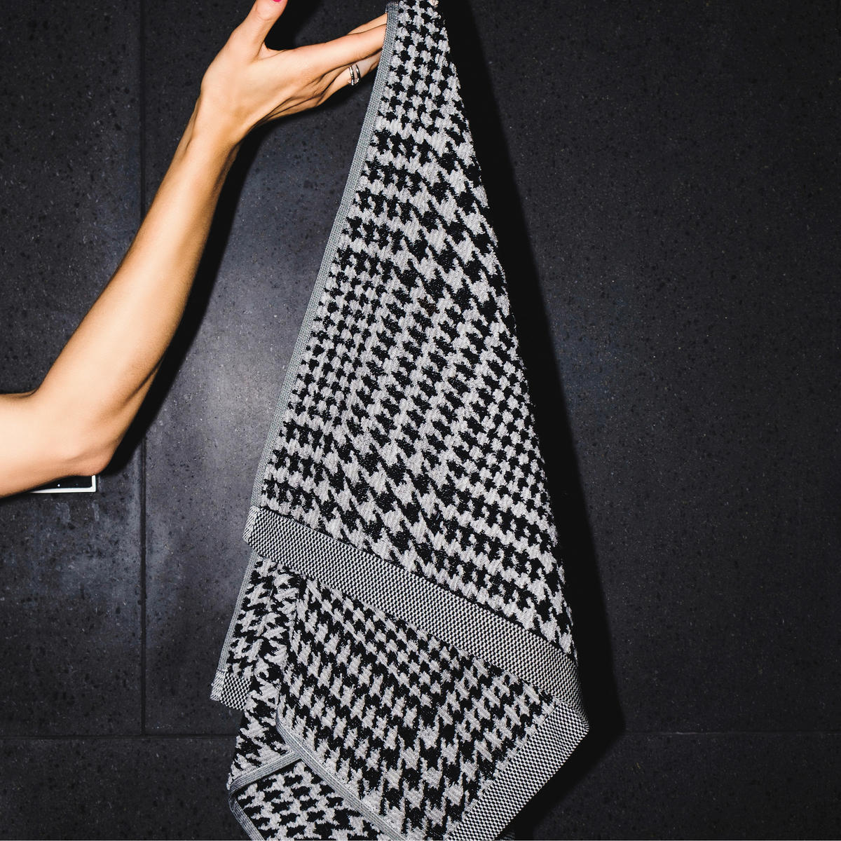 HANDTUCH BROOKLYN Blau  - Blau, Basics, Textil (50/100cm) - Moeve