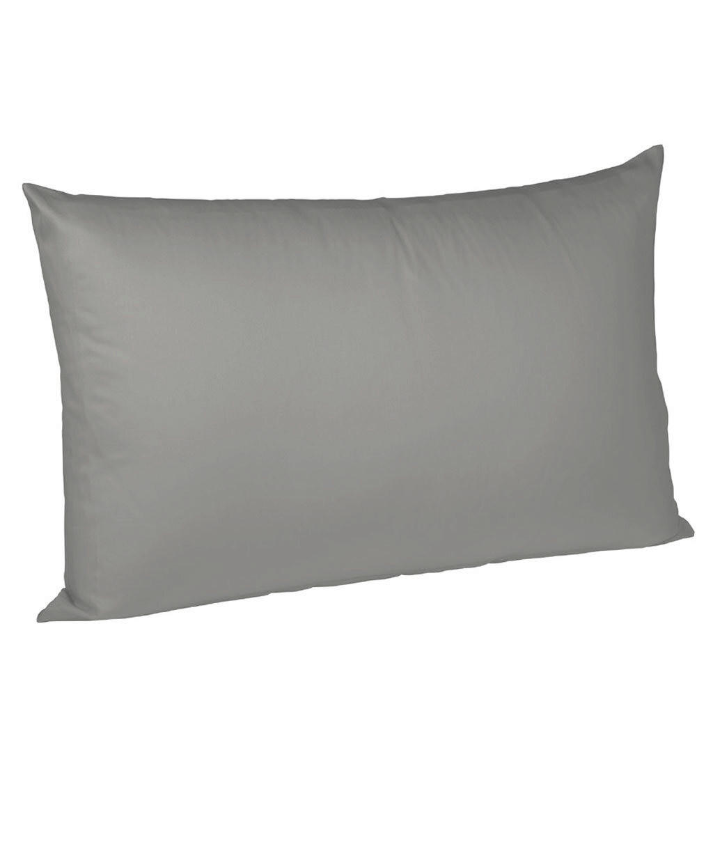 OBLIEČKA NA VANKÚŠ, 40/40 cm, bavlna - sivá, Basics, textil (40/40cm) - Fleuresse