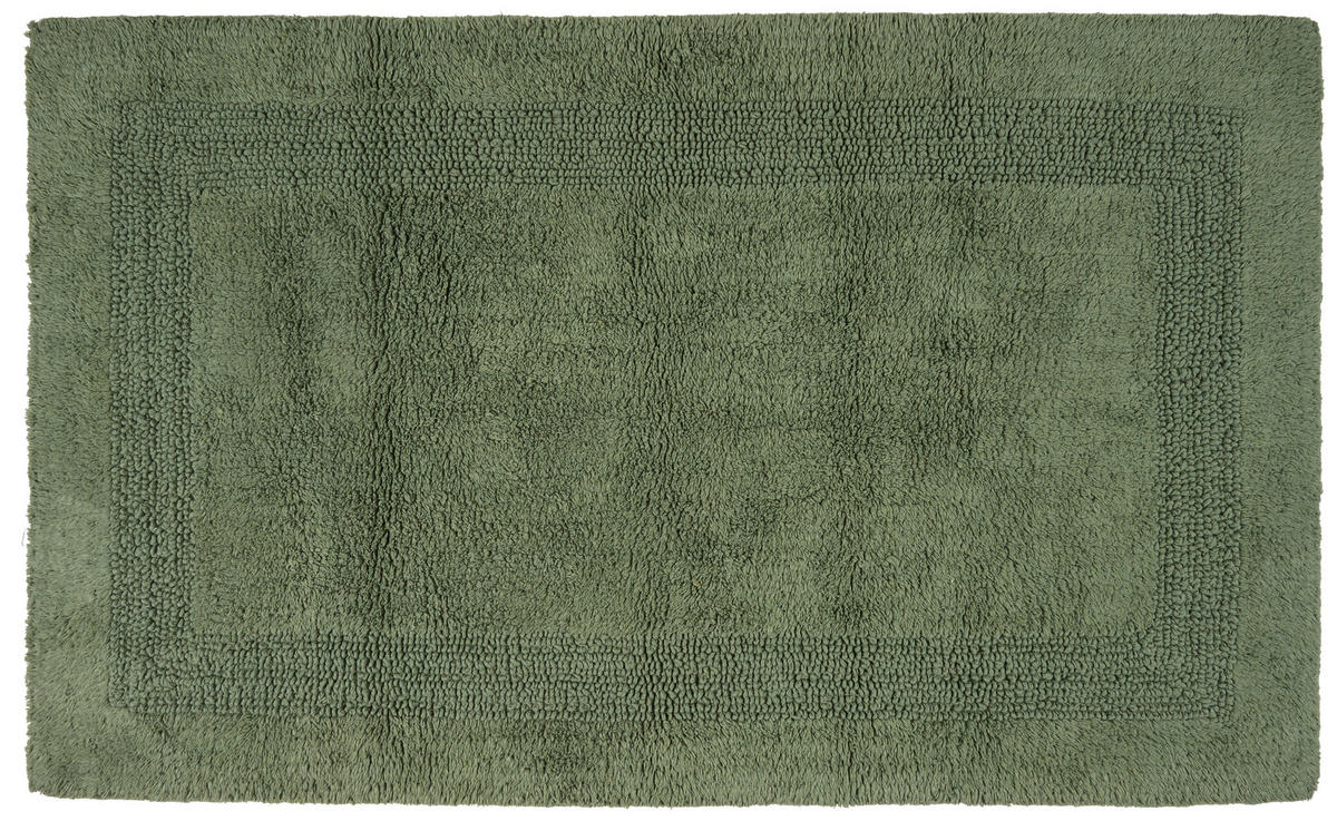 BADTEPPICH Dunkelgrün 70/120 cm  - Dunkelgrün, Basics, Textil (70/120cm) - Dieter Knoll