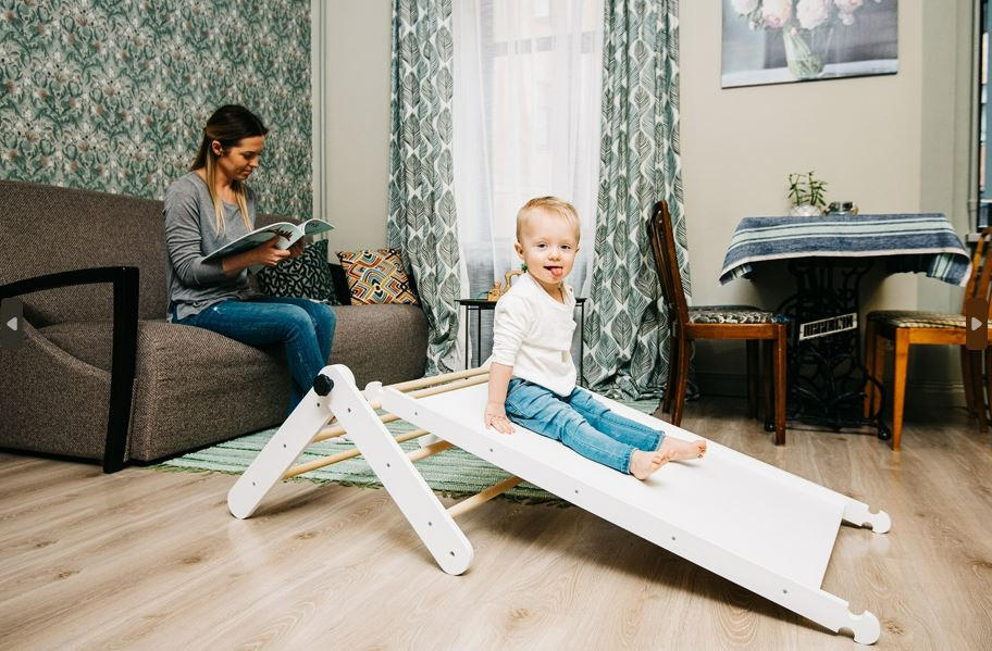 KLETTERGERÜST  - Grau, Basics, Holz (50/50/6cm)