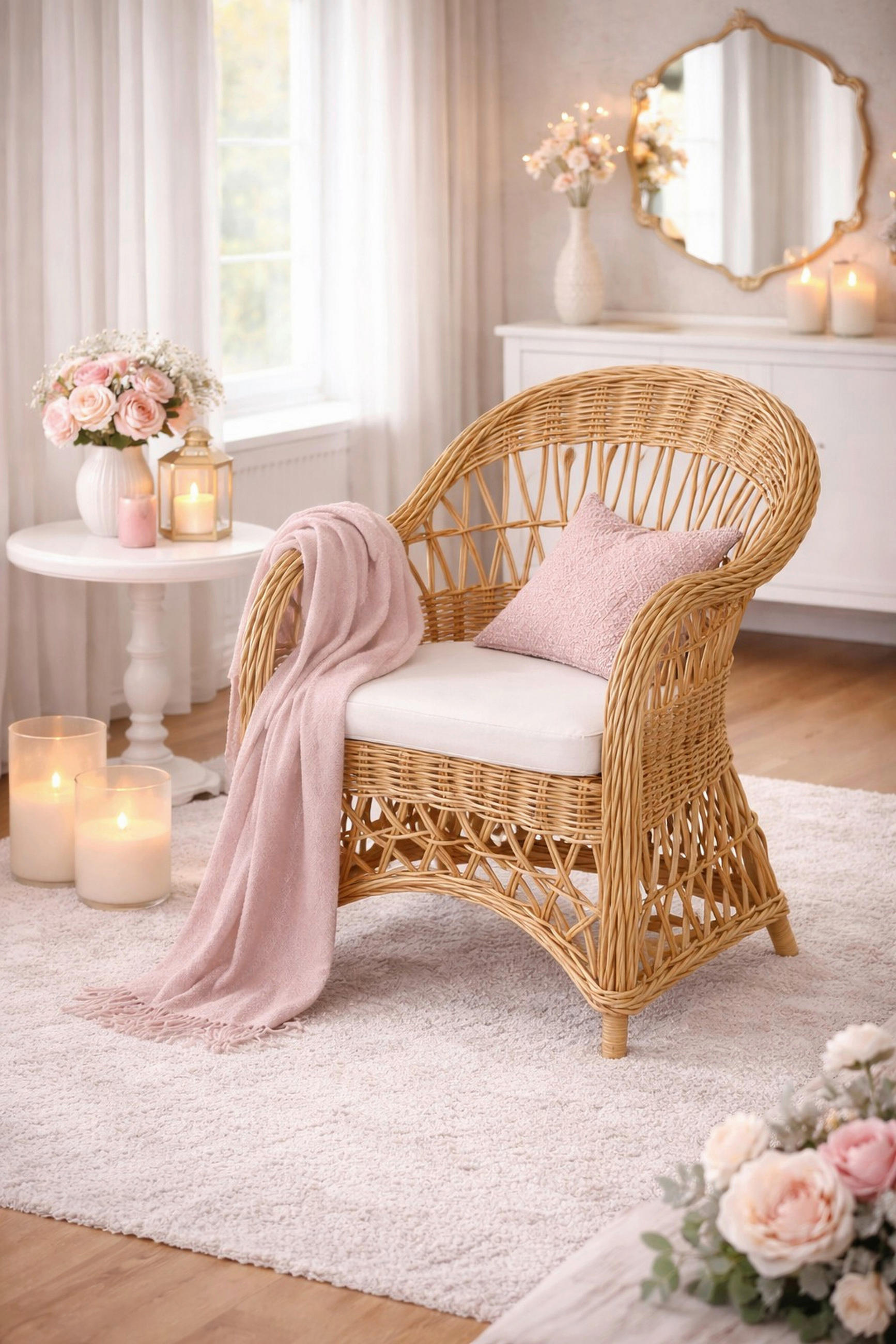 SESSEL Beige    - Beige, Natur, Holz (65/85/65cm) - MID.YOU