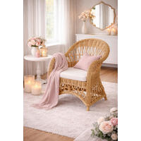 SESSEL Beige    - Beige, Natur, Holz (65/85/65cm) - MID.YOU