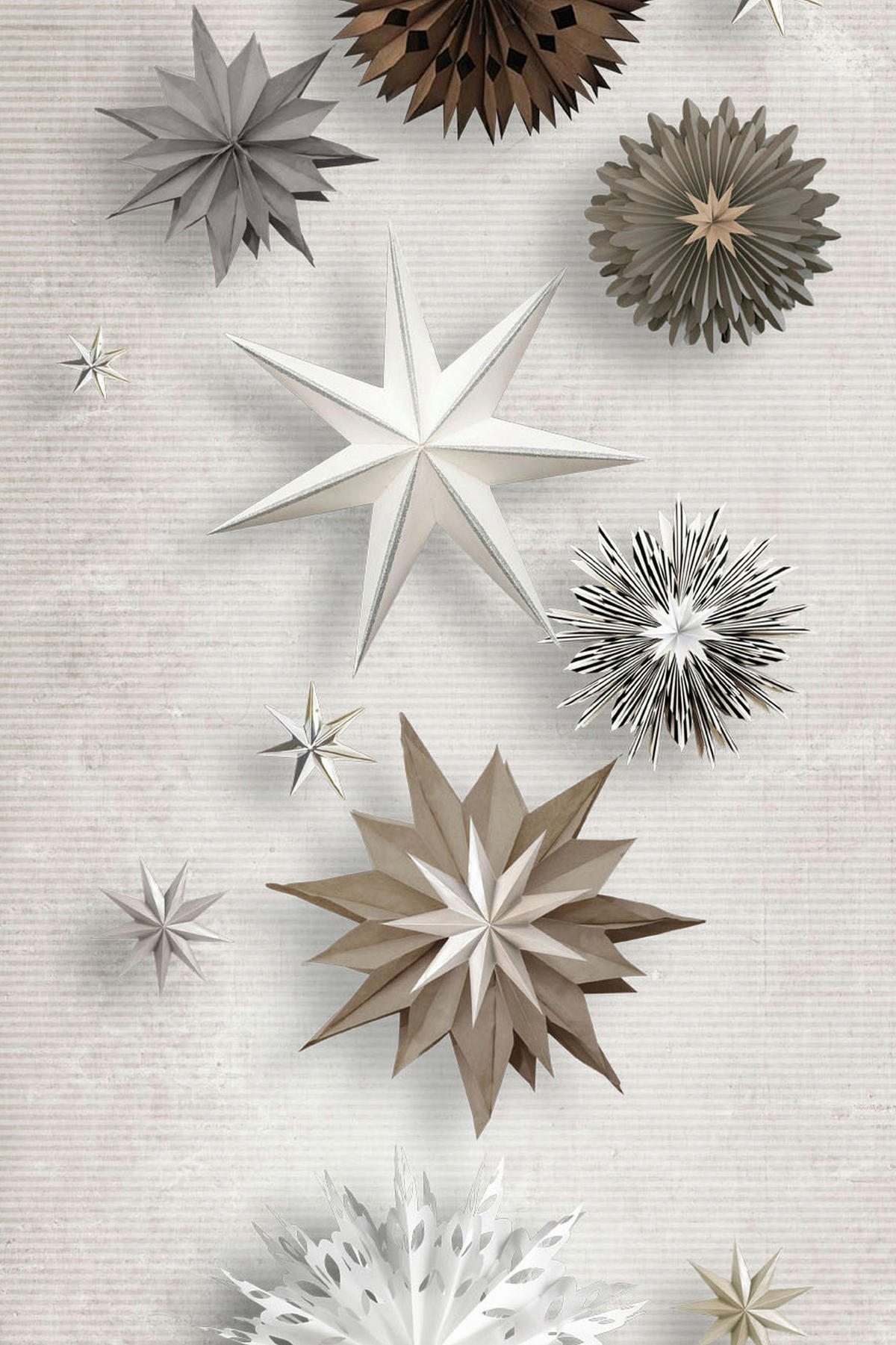 KISSENHÜLLE 49/49 cm  - Perlmutt, Design, Textil (49/49cm) - X-Mas