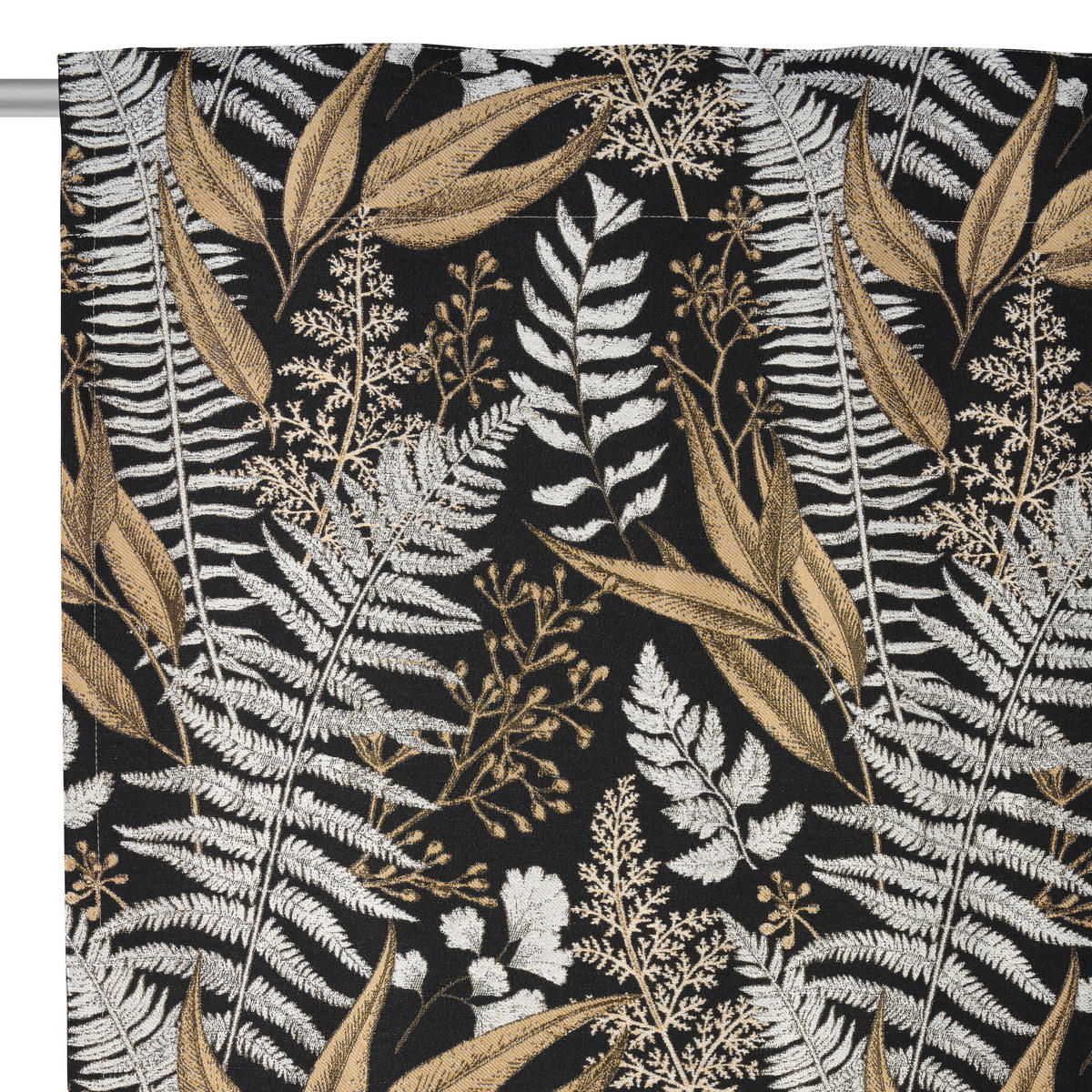 FERTIGVORHANG blickdicht  - Schwarz, Trend, Textil (135/245cm) - Esposa