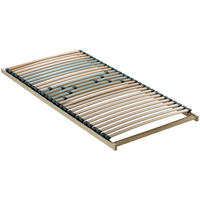 LATTENROST 100/200 cm Mittelzone verstellbar, Birke  - Birkefarben/Buchefarben, Basics, Holz (100/200cm) - Novel