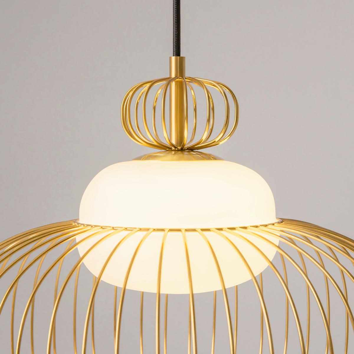 PENDELLAMPA Levitation 34.5/333 cm  - mässingsfärgad, Design, metall (34.5/333cm) - MAYTONI