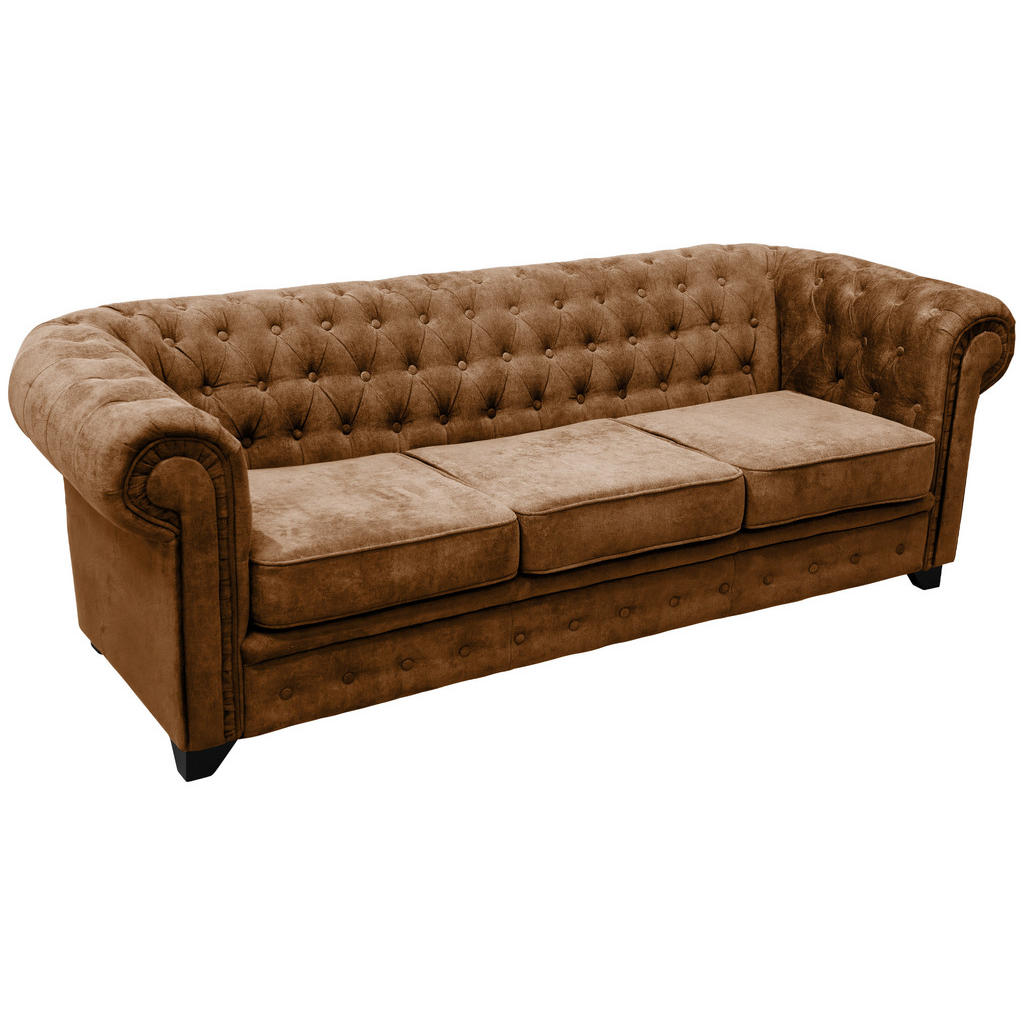 MID.YOU POHOVKA CHESTERFIELD, dřevo, textil, kompozitní dřevo, koňaková