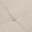 WOHNLANDSCHAFT  in Cord Beige  - Chromfarben/Beige, KONVENTIONELL, Kunststoff/Textil (180/376/180cm) - Carryhome