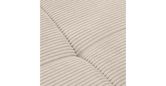 WOHNLANDSCHAFT  in Cord Beige  - Chromfarben/Beige, KONVENTIONELL, Kunststoff/Textil (180/376/180cm) - Carryhome