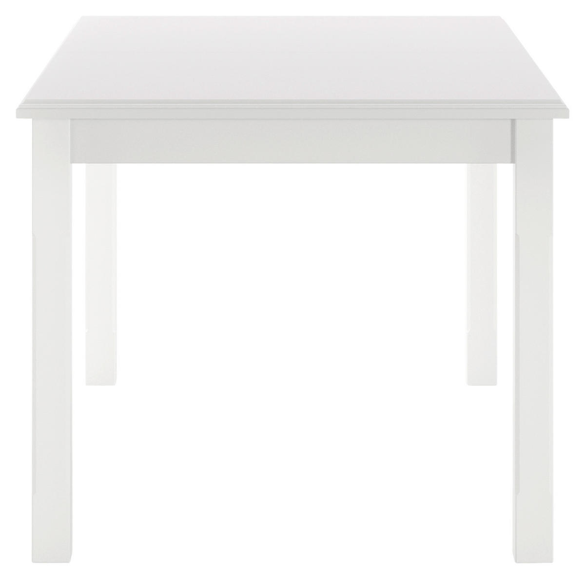 ESSTISCH Weiß rechteckig  ausziehbar  - Weiß, ROMANTIK / LANDHAUS, Holz/Holzwerkstoff (200/100/75cm) - Livetastic