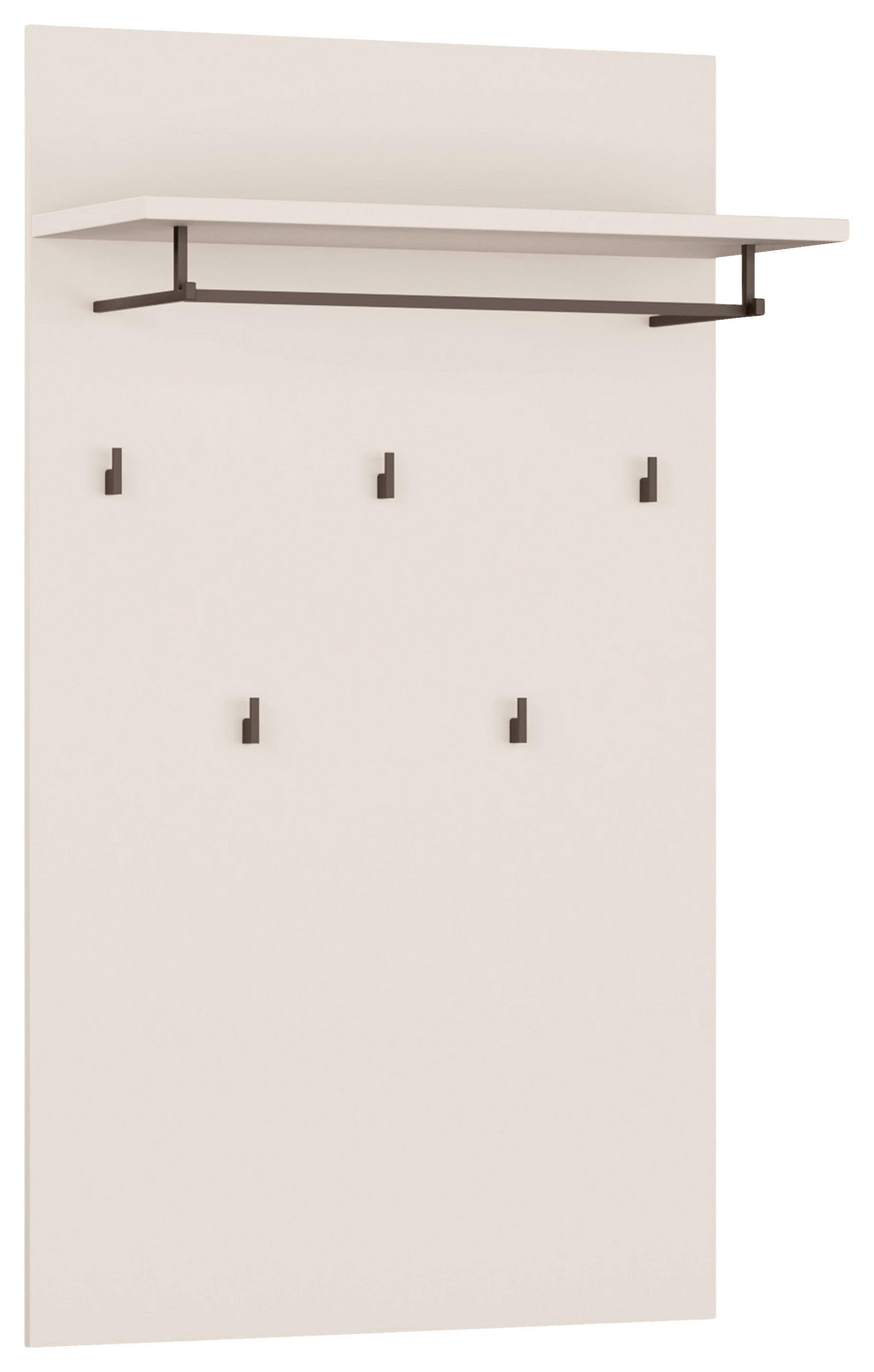 GARDEROBENPANEEL  in 74/127/30,7 cm  - Sandfarben/Grau, MODERN, Holzwerkstoff/Metall (74/127/30,7cm) - Carryhome
