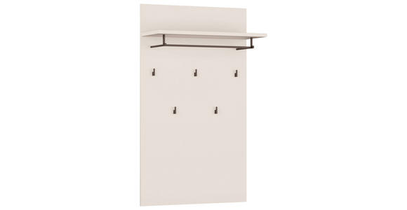 GARDEROBENPANEEL  in 74/127/30,7 cm  - Sandfarben/Grau, MODERN, Holzwerkstoff/Metall (74/127/30,7cm) - Carryhome