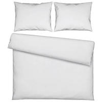POSTEĽNÁ BIELIZEŇ, satén, biela, 240/220 cm - biela, Basics, textil (240/220cm) - Novel