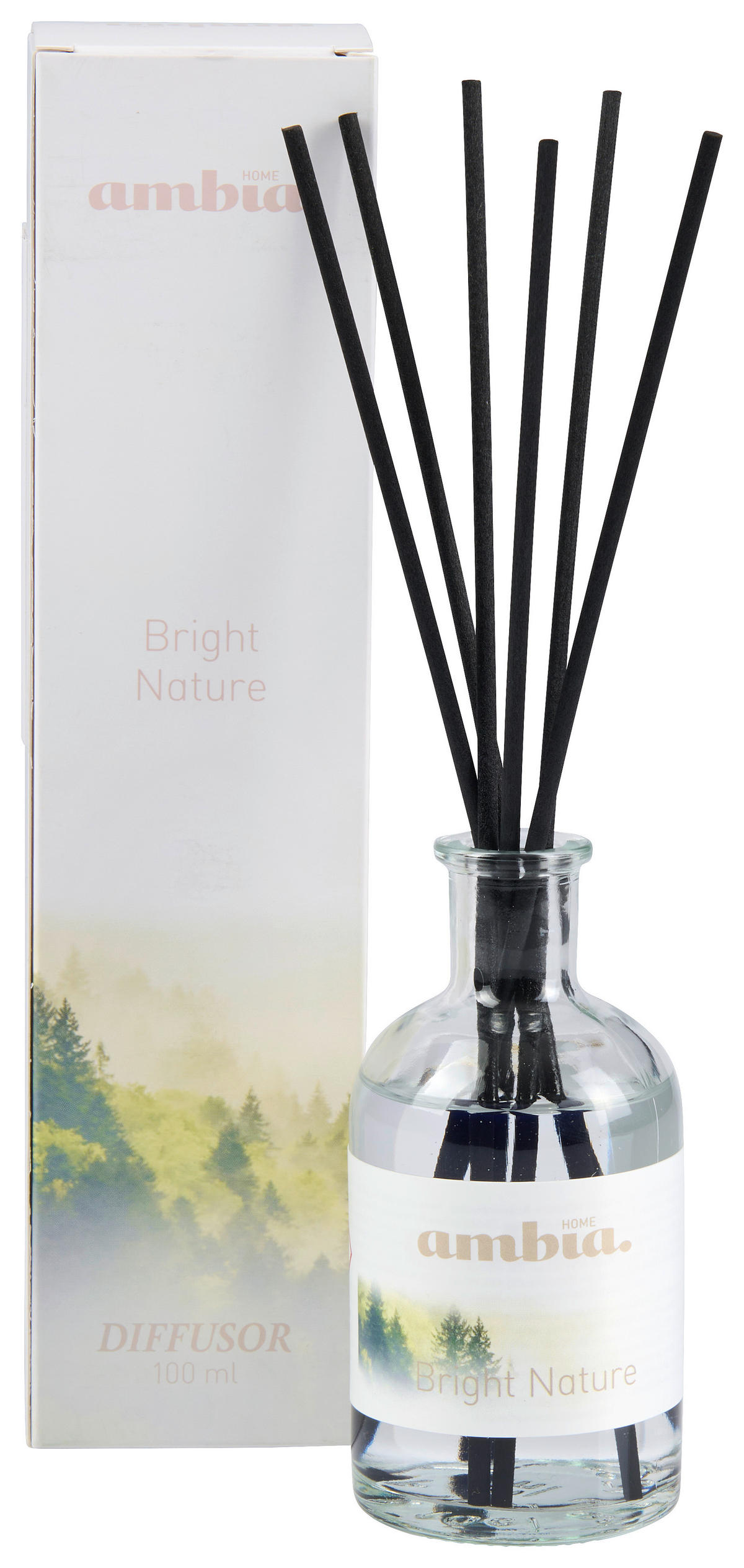 RAUMDUFT 100 ml Zitrus, fruchtig  - Grauweiß, Basics, Glas (100ml) - Ambia Home