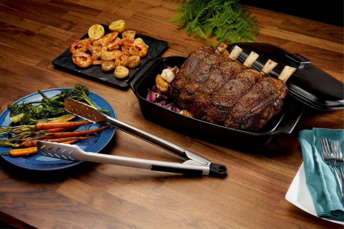 PRIBOR ZA ŽAR - barve nerjavečega jekla, Basics, kovina (43,9/3,8/4,8cm) - Napoleon