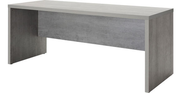 SCHREIBTISCH 180/69/74 cm  in Grau  - Grau, Design, Holzwerkstoff (180/69/74cm) - Carryhome