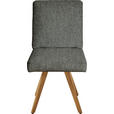 STUHL  in Flachgewebe Holz, Textil  - Eichefarben/Beige, Design, Holz/Textil (46/94/58cm) - Dieter Knoll