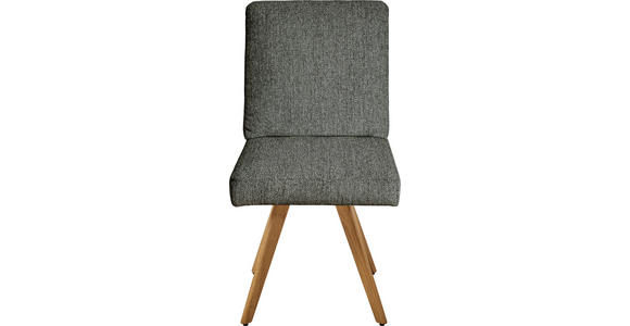 STUHL  in Flachgewebe Holz, Textil  - Eichefarben/Beige, Design, Holz/Textil (46/94/58cm) - Dieter Knoll