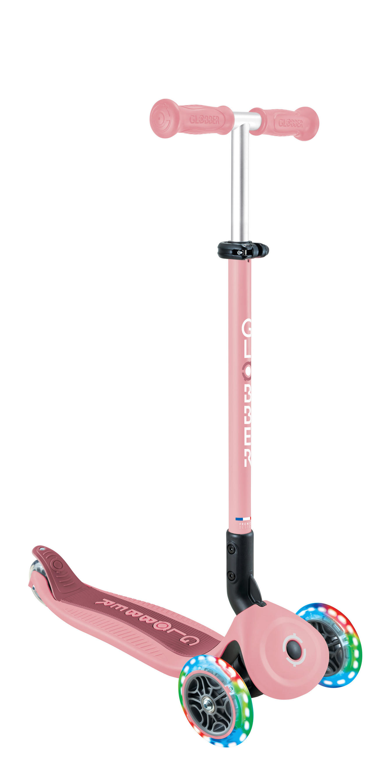 LAUFRAD GO-UP ACTIVE LIGHTS 3IN1  - Pink/Hellrosa, LIFESTYLE, Kunststoff/Metall (67/28/95,5cm) - GLOBBER