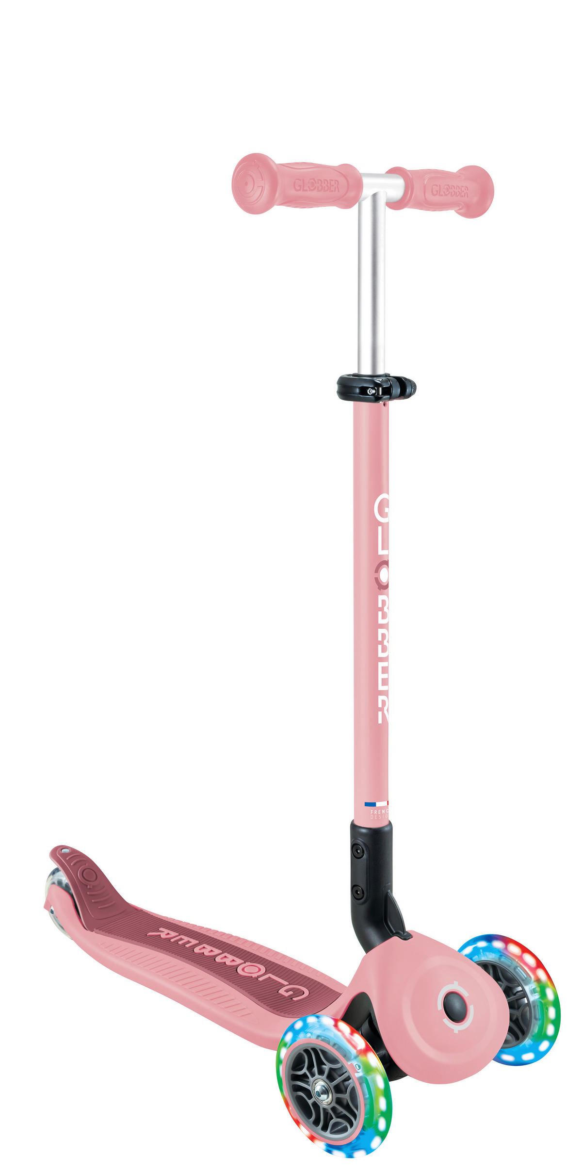 LAUFRAD GO-UP ACTIVE LIGHTS 3IN1  - Pink/Hellrosa, LIFESTYLE, Kunststoff/Metall (67/28/95,5cm) - GLOBBER