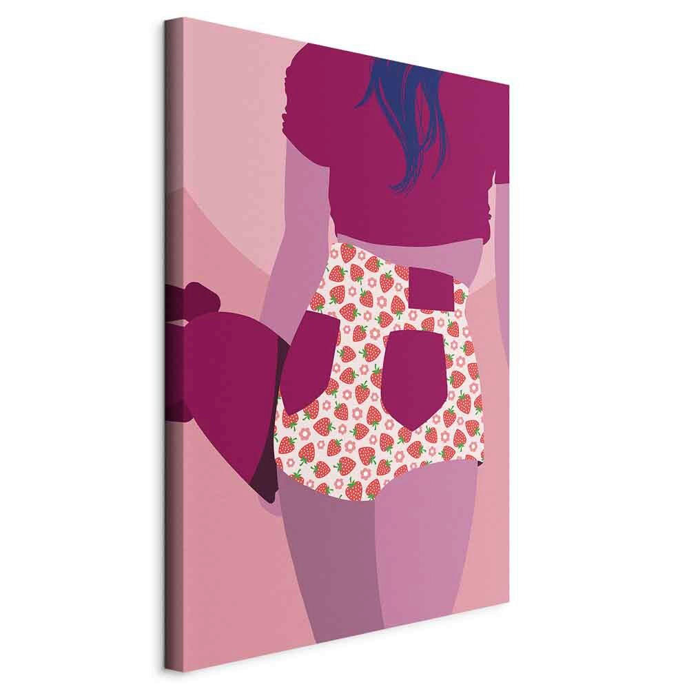 LEINWANDBILD Abstraktes, Menschen, Frauen 40/60/1.2 cm  - Pink/Magenta, Basics, Holzwerkstoff/Textil (40/60/1.2cm) - artgeist
