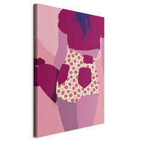 LEINWANDBILD Abstraktes, Menschen, Frauen 60/90/1.2 cm  - Pink/Magenta, Basics, Holz/Textil (60/90/1.2cm) - artgeist