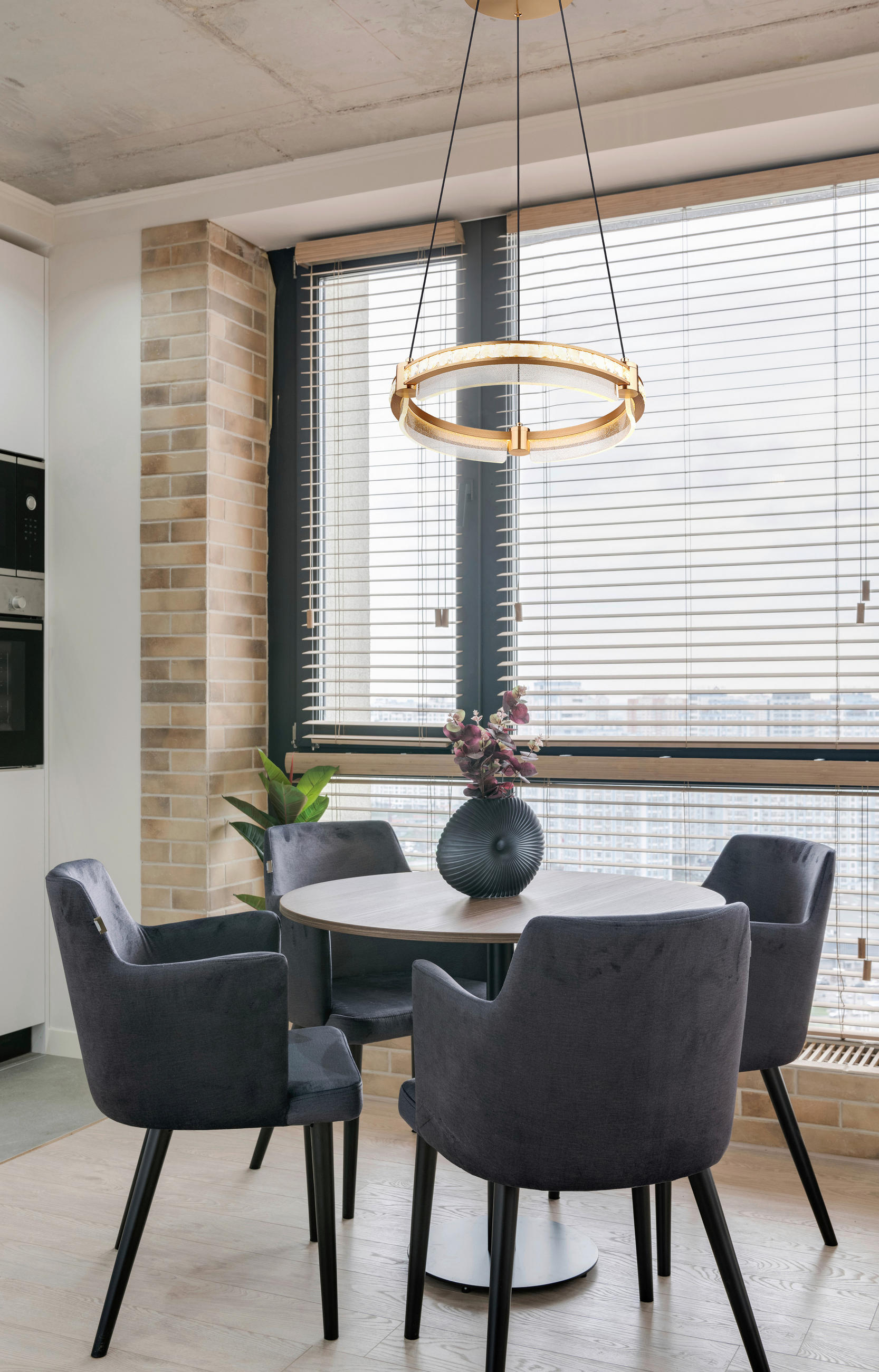 LED-HÄNGELEUCHTE 40/120 cm  - Klar/Goldfarben, Design, Glas/Kunststoff (40/120cm) - Globo