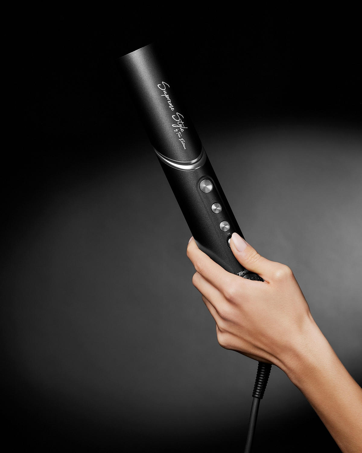 HAARTROCKNER Multistyler  - Schwarz, Basics, Kunststoff (21/22/46cm) - Trisa Electronics