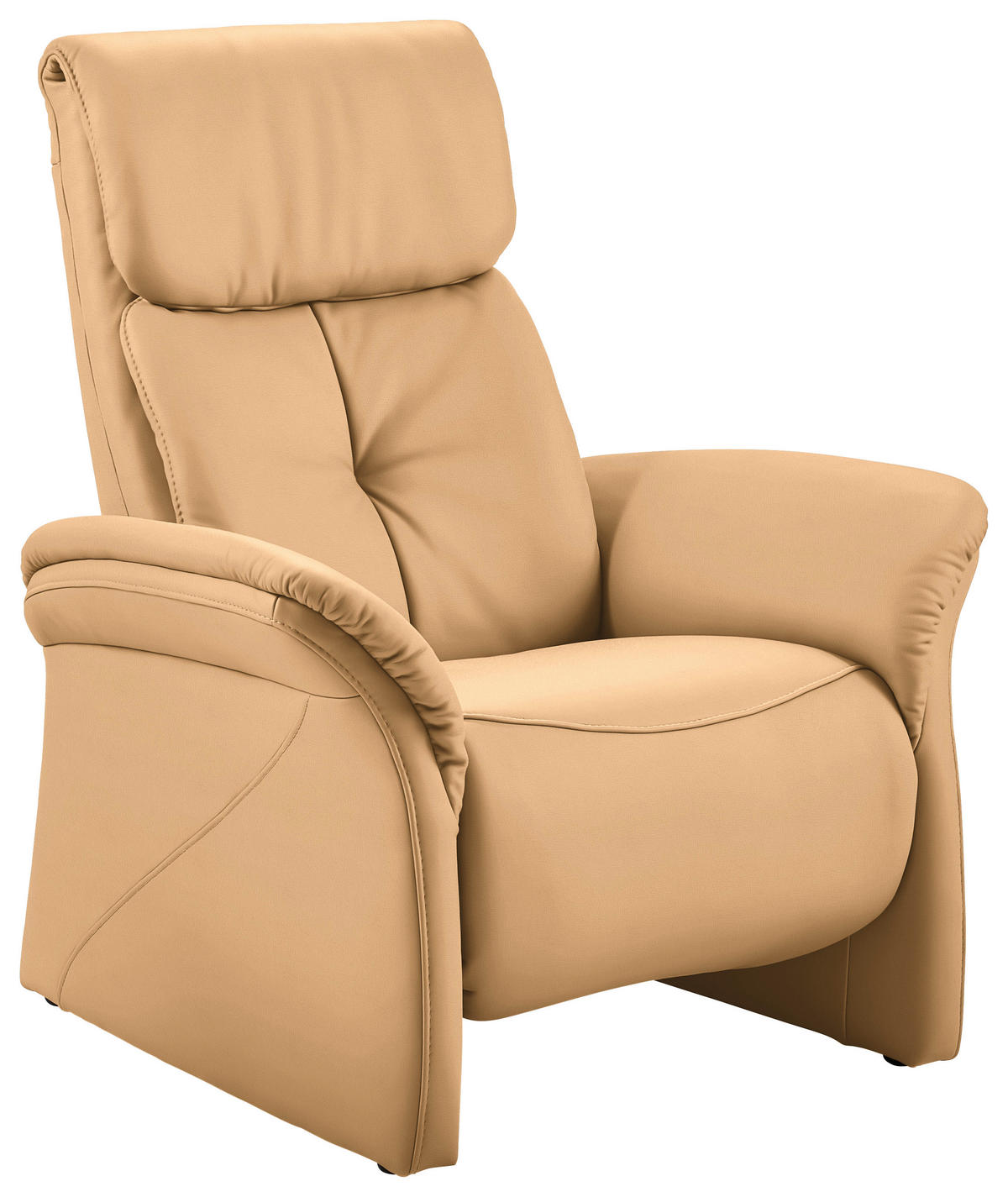 FERNSEHSESSEL in Hellbraun  - Hellbraun/Schwarz, KONVENTIONELL, Leder/Kunststoff (88/107/91cm) - Himolla Komfortklass