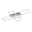 LED-DECKENLEUCHTE 82,5/55/8 cm   - Chromfarben/Silberfarben, Basics, Kunststoff/Metall (82,5/55/8cm) - Novel