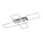 LED-DECKENLEUCHTE 82,5/55/8 cm   - Chromfarben/Silberfarben, Basics, Kunststoff/Metall (82,5/55/8cm) - Novel