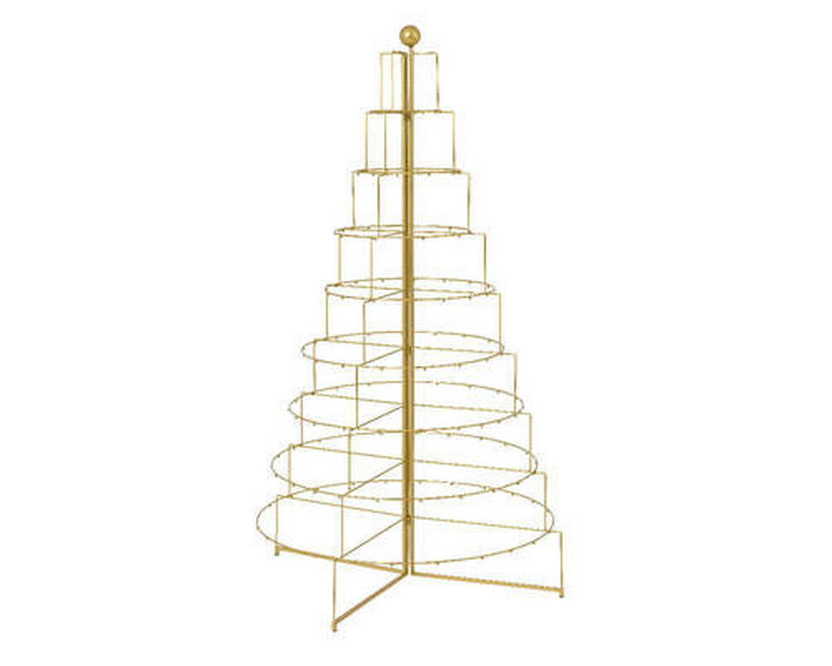 ETAGERE  - Goldfarben, Lifestyle, Metall (88,00/90,00/160,00cm)