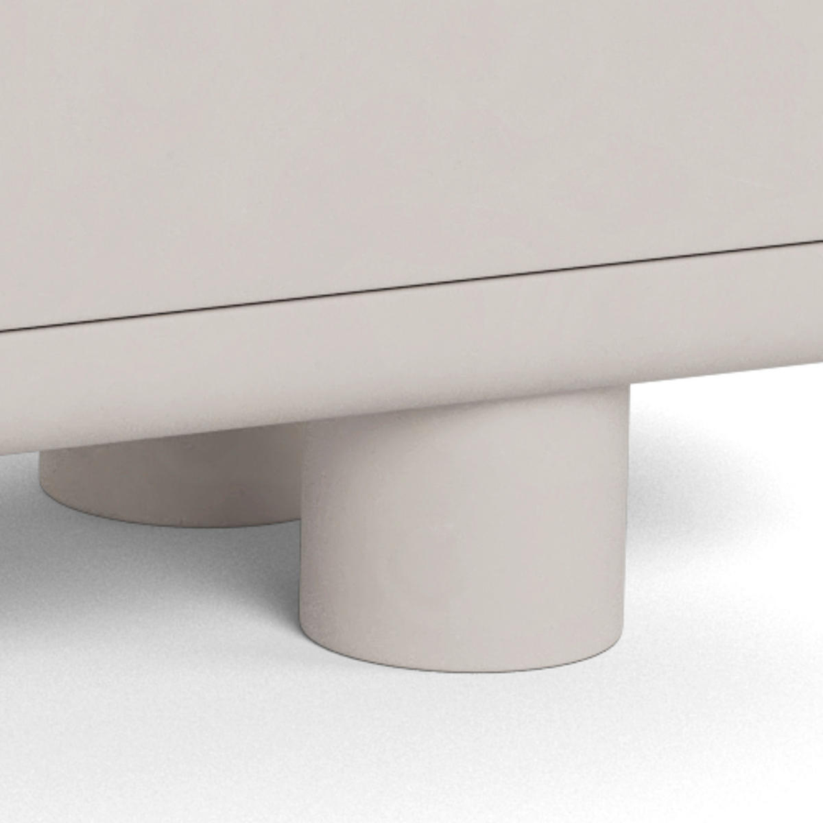 MEDIABÄNK i grå  - grå, Design, trämaterial (160/75/40cm) - Best Price