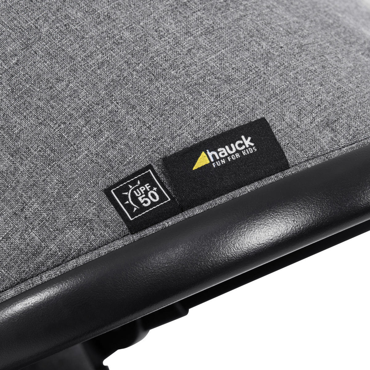 ZWILLINGSWAGEN ATLANTIK TWIN  - Schwarz/Grau, Basics, Textil/Metall (125/64/108cm) - Hauck
